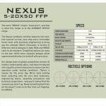 Element Optics Nexus  5-20X50 FFP MRAD APR-2D - 50002 - Image 4