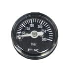 FX Parts Pressure Gauge 25mm 300 Bar 1/8
