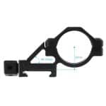 Metal Mount 45° Offset for Flashlight/Laser 25.4mm - Image 2