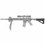 Hogue AR-15/M-16 OverMolded Collapsible Buttstock- Ghillie Green Rubber - Image 3