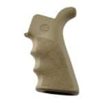 Hogue AR-15/M-16 Rubber Grip Beavertail with Finger Grooves Flat Dark Earth