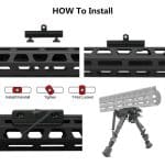 Bipod Mount Fits on M-Lok System/M-LOK Bipod Adaptor - Image 2