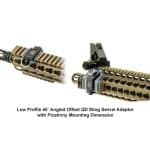 UTG 45 Degree QD Sling Swivel Adaptor, Picatinny - Image 2