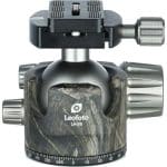 Leofoto LH-55 CAMO Low-Profile Ball Head with Quick Release Plate